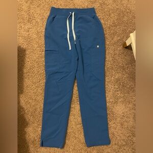 Royal Blue High Waisted Yola Skinny Scrub Pants